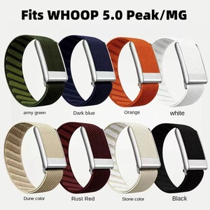 Correa de nailon de 24 mm con hebilla de liberación rápida para Whoop 5.0, accesorio deportivo ajustable de repuesto para reloj, directo de fábrica - Product Image 2