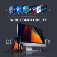 Hub USB VCOM 5 Gbps, 4 ports USB 3.0, adaptateur C vers A, extension d'interface informatique pour la maison, le bureau, la synchronisation de plusieurs appareils