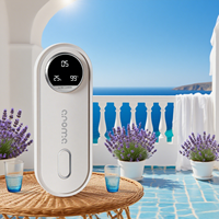 Diffuseur d'huile alimenté par USB pour machine à arôme d'hôtel 1800mAh 50ml avec fonction de brume sans eau Fonctionnement silencieux avec affichage de la température