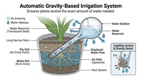 Pot d'irrigation sphérique automatique pour fleurs de jardin