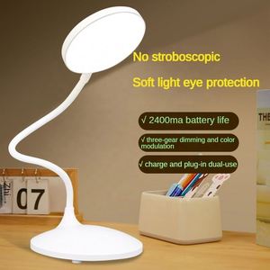 Oem 2026 Foldable Wireless Cordless Study <b>Portable</b> Rechargeable Usb Led <b>Table</b> Desk Light <b>Lamp</b> for Reading Room - Product Image 1
