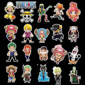 ZY0083C 50/PZ Adesivi Graffiti Anime Giapponese <span class=keywords><strong>One</strong></span> <span class=keywords><strong>Piece</strong></span> Adesivi per Valigie Trolley Laptop - Product Image 5