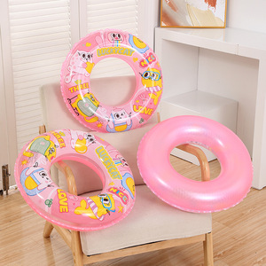 Diskon besar cincin renang kartun tiup PVC kualitas tinggi aman untuk anak-anak untuk menikmati olahraga air di kolam renang luar ruangan - Product Image 2