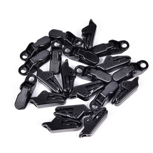 Nylon Rope Clip Black Alligator Clip For Tent <b>Tarp</b> Outdoor Use Windproof Waterproof Fixing Clip - Product Image 1
