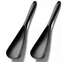 Spatule de cuisine antiadhésive multifonctionnelle pour cuisson, service, pâtisserie, mélange, agitation, cuillère-raclette