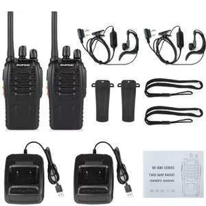 <span class=keywords><strong>Talkie</strong></span>-<span class=keywords><strong>walkie</strong></span> <span class=keywords><strong>Baofeng</strong></span> BF-88E d'origine, longue portée, chargeur USB, <span class=keywords><strong>PMR446</strong></span> sans licence, 0,5W, 16 canaux, radio bidirectionnelle avec écouteur - Product Image 2