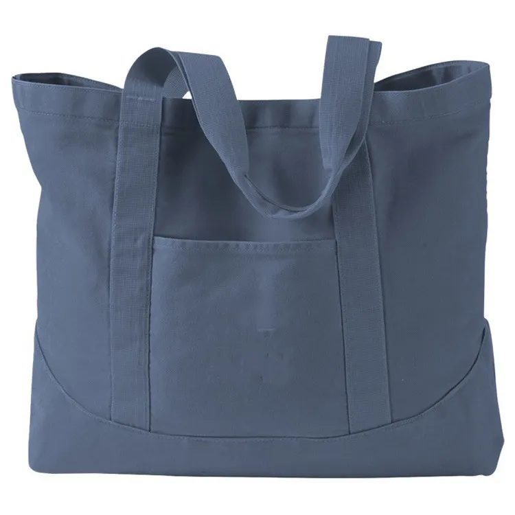 Cotton canvas lunch storage bag shopping tote canvas handbag different colors customize clear shopping bag with pocket