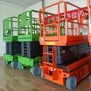 Hava çalışma platformu işlemek için kolay ve basit Mini elektrikli makaslı kaldırma 6m kendinden tahrikli makas kaldırma platformu - Product Image 6