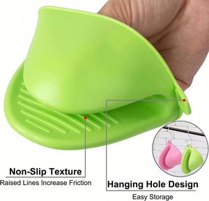 Mitaines personnalisées avec logo, mitaines de cuisine résistantes à la chaleur pour la manipulation de casseroles chaudes, paires de gants de four en silicone - Product Image 2