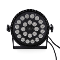 RGBWA UV 6in1 24X18W aleación de aluminio DMX512 lámpara para escenario club nocturno discoteca boda KTV fiesta DJ Home Show