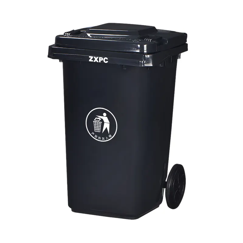 100 Litre Container Trash Can Plastic Dustbin Garbage Outdoor Use Mobile Bin Indoor and Trash Bin Plastic Basket Sustainable