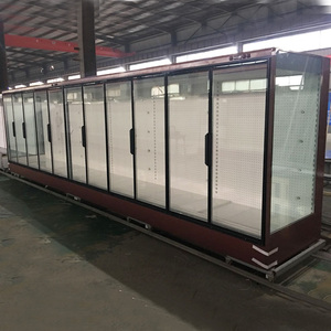 Réfrigérateur de présentation de boissons luxueux à six portes / Réfrigérateur de présentation de boissons / Réfrigérateur de présentation de supermarché / Congélateur vertical pour épicerie - Product Image 3