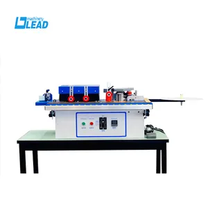 Draagbare Mini Kleine Pvc Curve Houtbewerking Edge Bander Banding Machine Voor Meubels MF30T Snelle Levering