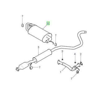Silenciador Trasero EXH APTO PARA LAND ROVER - Product Image 1