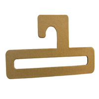 Custom Eco-friendly Paper Board Hanger Scarves Storage Hooks Hangers Cardboard Scarf Hangers With Logo Printing