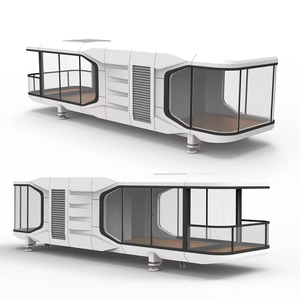 Cápsula Espacial Prefabricada Modular con Estructura de Acero Moderna, Diseño de Contenedor para Uso Hotelero - Product Image 5