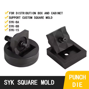 Perforadora Manual <span class=keywords><strong>rectangular</strong></span> de acero inoxidable, molde de agujero hidráulico de perforación, herramientas hidráulicas de troquel cuadrado de 48*48mm para OEM - Product Image 6