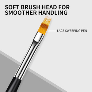 Pincel Suave para Arte de Uñas Ombre, Pincel para Dibujar Degradados en Gel, para Diseño de Manicura en Salón - Product Image 3