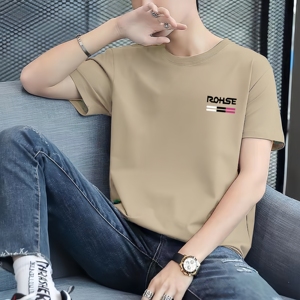 T-shirts imprimés Watermark pour hommes et femmes, en nylon/cachemire, denim, vêtements tricotés écologiques, style punk, coupe oversize, imprimé animal - Product Image 1