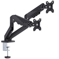 Support de moniteur de bureau réglable de qualité supérieure, vente flash, capacité de charge maximale de 10 kg, compatible avec les écrans d'ordinateur de 13 à 32 pouces