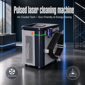 Nettoyeur laser Pulse 500W refroidi par air pour l'élimination de la rouille, de la peinture, de l'huile et des oxydes sur les pièces métalliques - Product Image 5