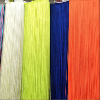Frange en dentelle polyester de 100 cm de largeur, couleur personnalisée, pour robe latine, garniture de vêtement, textiles de maison, décoration de rideaux