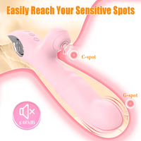 Aufblasbarer Klitoris-Vibrator für Frauen mit 10 Vibrationsmodi, 7 Frequenzen, Fernbedienung, Täglich Wasserdicht, USB Magnetisches Aufladen