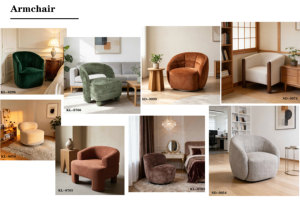 <span class=keywords><strong>Fauteuil</strong></span> de luxe CARLFORD à dossier haut et à un seul siège avec garniture à boutons et pieds en bois pour salon, chambre à coucher, hôtel, <span class=keywords><strong>fauteuil</strong></span> de loisirs élégant - Product Image 4