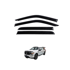 TXR Accessoires pour camionnette Déflecteurs de fenêtre d'aération automatique Pare-soleil de pluie couleur fumée pour <span class=keywords><strong>Ford</strong></span> F150 <span class=keywords><strong>Raptor</strong></span> 2015-2020 <span class=keywords><strong>2021</strong></span>- - Product Image 2
