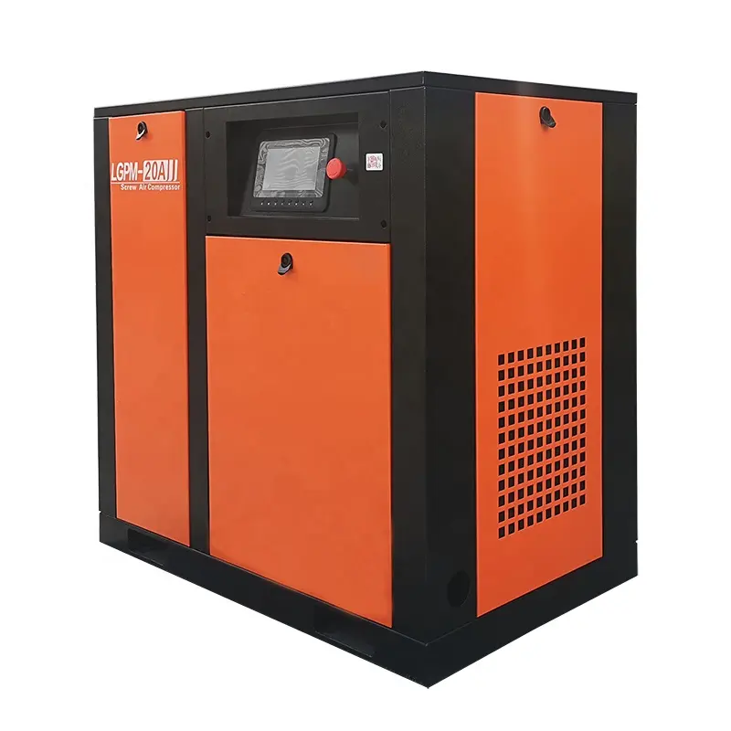 Preço competitivo 3.7kw 5hp compressor de parafuso trifásico para a indústria de fibra química