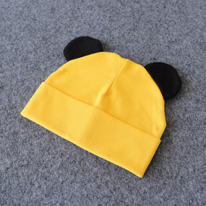Chapeau à capuche pour enfants, couvre-chef, double couche, en coton, couleur unie, pour enfants, garçons et filles, version coréenne de <span class=keywords><strong>Mickey</strong></span>, collection automne et hiver - Product Image 5