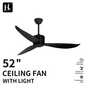 พัดลมเพดานดีซี บีแอลดีซี ขนาด 52 นิ้ว 3 ใบพัด วัสดุ ABS พร้อมรีโมทคอนโทรล ระบบจ่ายลม 3 ระดับ สไตล์โมเดิร์นแบบมินิมอล - Product Image 2