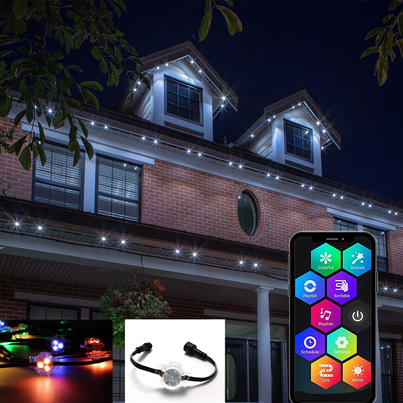 DC12V IP68 LED Christmas Outdoor Permanent Holiday Lights For House Decoration With 5-Year Warranty · image 3