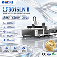 Harga Pabrik Mesin Pemotong Laser Serat 3015 3000W Kabinet Mesin Pemotong Laser Kecil untuk Logam Baja