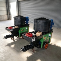 Machine de projection de mortier avancée 220V avec injection précise pour les projets de réparation et de construction