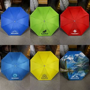 Paraguas de Golf con Logotipo Personalizado al por Mayor, Promocionales, Plegables, Mini, Resistentes al Viento, UPF50+, Regalo Empresarial Personalizado con Impresión - Product Image 3