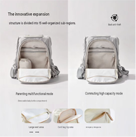 Sac de voyage multifonctionnel pliable grande capacité avec logo personnalisé pour couches et accessoires, en polyester, vente en gros