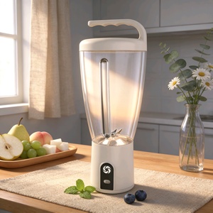 Blender portable compact de 1000 ml, rechargeable par USB, 6 lames en acier inoxydable, sans BPA - Product Image 1