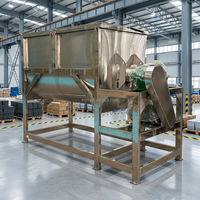 Mélangeur à ruban en acier inoxydable 1000L 2000L à commande électronique pour le traitement des plastiques et des poudres détergentes