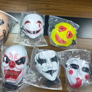 Maschera mascherata per bambini adulti Party Rave EL Led illumina maschere luminose per feste spaventose luminose