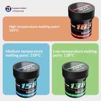 Pasta Solder Hitam-Oksida Berkualitas Tinggi JTX-138/JTX-158/JTX-183 1 Botol - Sambungan Solder Dingin Gratis untuk Ponsel