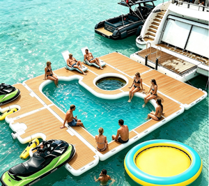 Plataforma Flotante Inflable Personalizada para Piscina, Yoga, Fitness y Recreación Acuática - Product Image 1