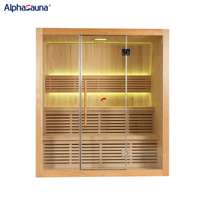 Chất Lượng Cao Tùy Chỉnh Dành Cho Người Lớn Bằng Gỗ Di Động Hồng Ngoại Hơi Nước Hiện Đại Phòng Tắm Hơi Cho Nhà Nhiều Người Sử Dụng - Product Image 2