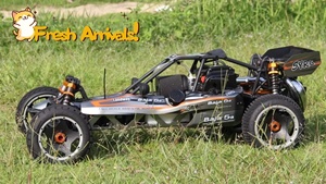 Auto de Carreras RC 2.4G, 90km/h, Baja 1:5, 5B, Motor de <span class=keywords><strong>Gasolina</strong></span> de 30cc y 2 Tiempos, Camioneta Todoterreno con Control Remoto, Cargador Metálico - Product Image 2