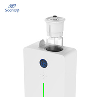Diffuseur d'huiles essentielles personnalisé de 500 ml, contrôlé par application, pour hôtel et usage domestique, garantie 1 an, construction métallique