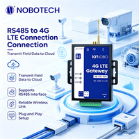 NOBOTECH Routeur industriel DTU 4G et Wi-Fi RS485, module enregistreur de données, passerelle 4G LTE multifonction OEM