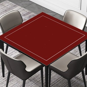 Tappetino da tavolo Mahjong quadrato nuovo Design blu orlo intorno ai bordi Mahjong giochi da tavolo - Product Image 4