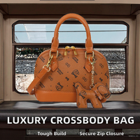 Vente en gros de tout nouveau sac à main à bandoulière de luxe pour femmes, fermeture à glissière durable, matériau PU, doublure en polyester imperméable