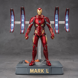 Figurine d'<span class=keywords><strong>action</strong></span> Marvel Iron Man MK50 de Zd Toys, ensemble de scène avec canon flottant, échelle 1/10, avec de nombreux accessoires, jouet de collection - Product Image 6