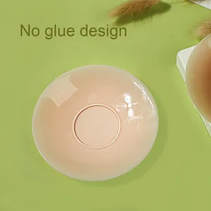 Coussinets de poitrine en silicone pur d'origine d'usine Couvre-mamelons invisibles pour peau <span class=keywords><strong>sensible</strong></span> Accessoires intimes sexy Caractéristique respirante - Product Image 2